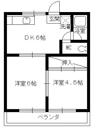 コーポ大門　洋室タイプ